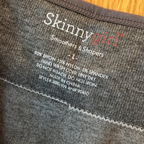 Skinny Girl LARGE Smoothers & Shapers Control Camisole Top Tank Gray Slimming - Picture 5 of 9